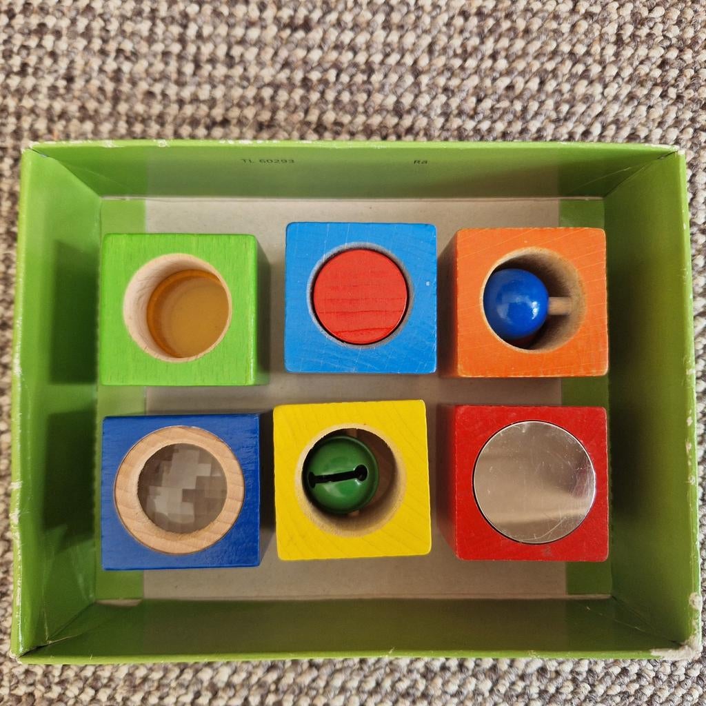 Haba verkenningsblokken hout, Kinderen en Baby's, Speelgoed | Houten speelgoed, Ophalen of Verzenden, Gebruikt, Overige typen