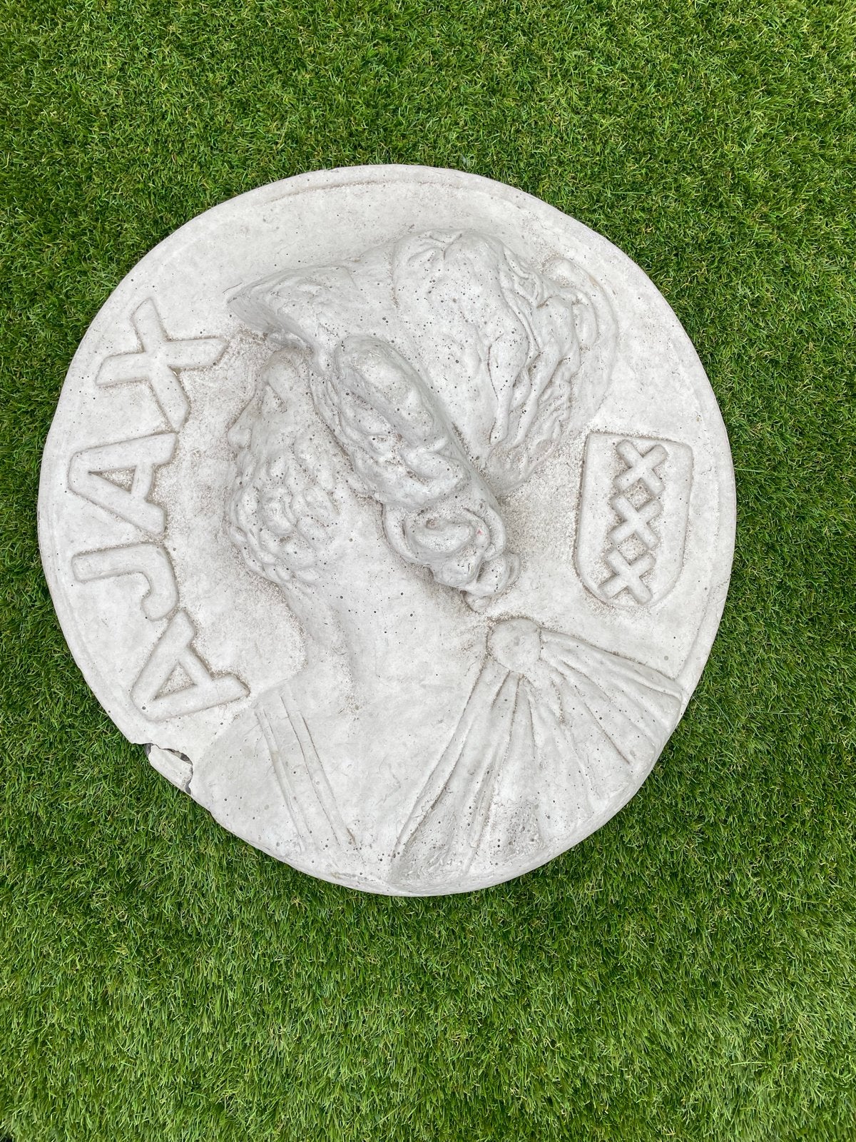Ajax beeld voor tuin of huis, Ophalen, Gebruikt, Klassiek, Grijs