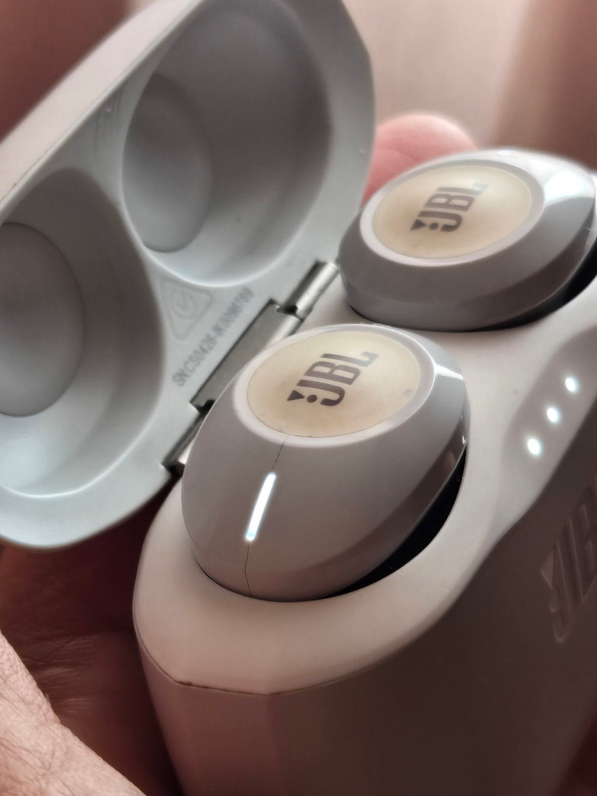 JBL Tune 125TWS Draadloze In-ear Koptelefoon Grijs/Wit, In-ear, JBL, Ophalen of Verzenden, Zo goed als nieuw