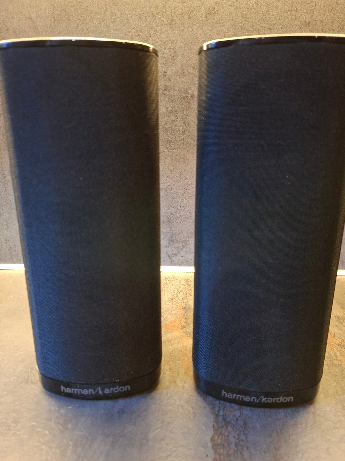 Harman/Kardon SAT-TS2BQ Satelliet Speakers (set van 2), Ophalen, Stereo speakers, Gebruikt, Geschikt voor surround/home cinema