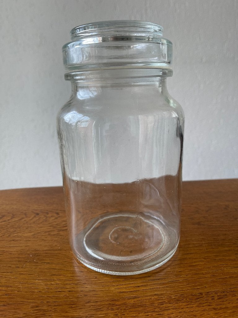 Glazen "Stopfles met Stop" als Nieuw Jaren 60/70, Verzamelen, Retro, Ophalen of Verzenden, Huis en Inrichting