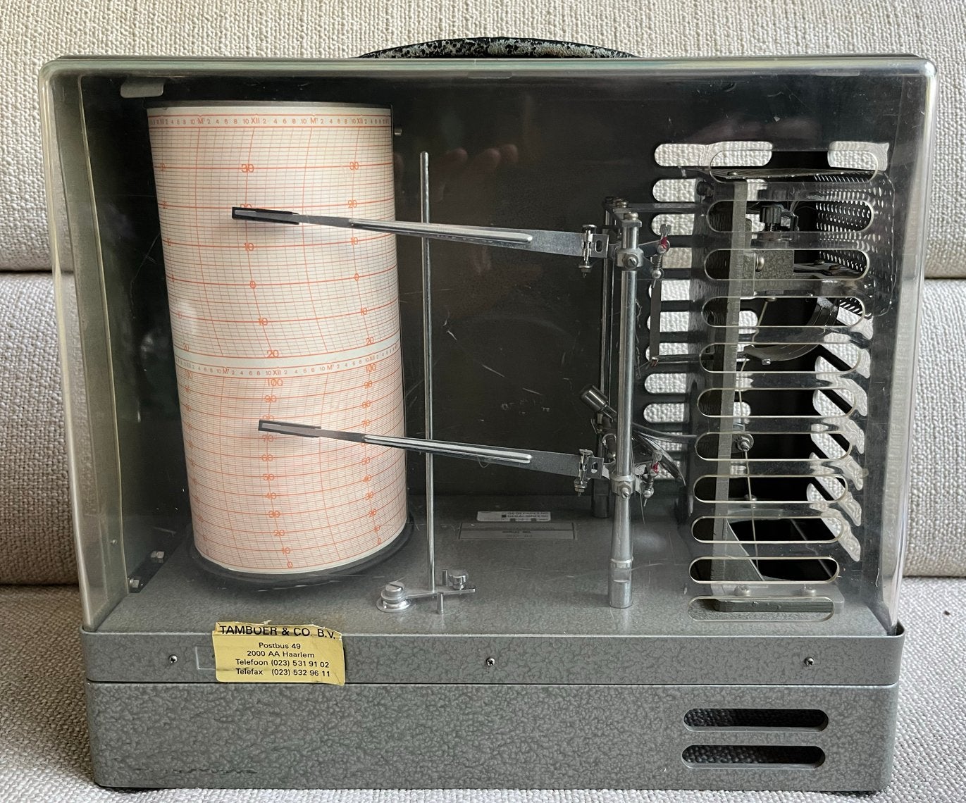 Thermohygrograaf - Analoog Meet- en Registratie-instrument, Ophalen of Verzenden