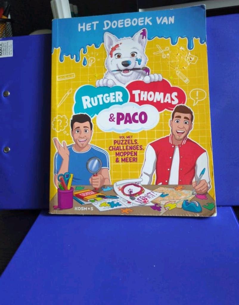 Doeboek Rutger Thomas en Paco, Non-fictie, Thomas van Grinsven; Rutger Vink, Nieuw, Ophalen of Verzenden