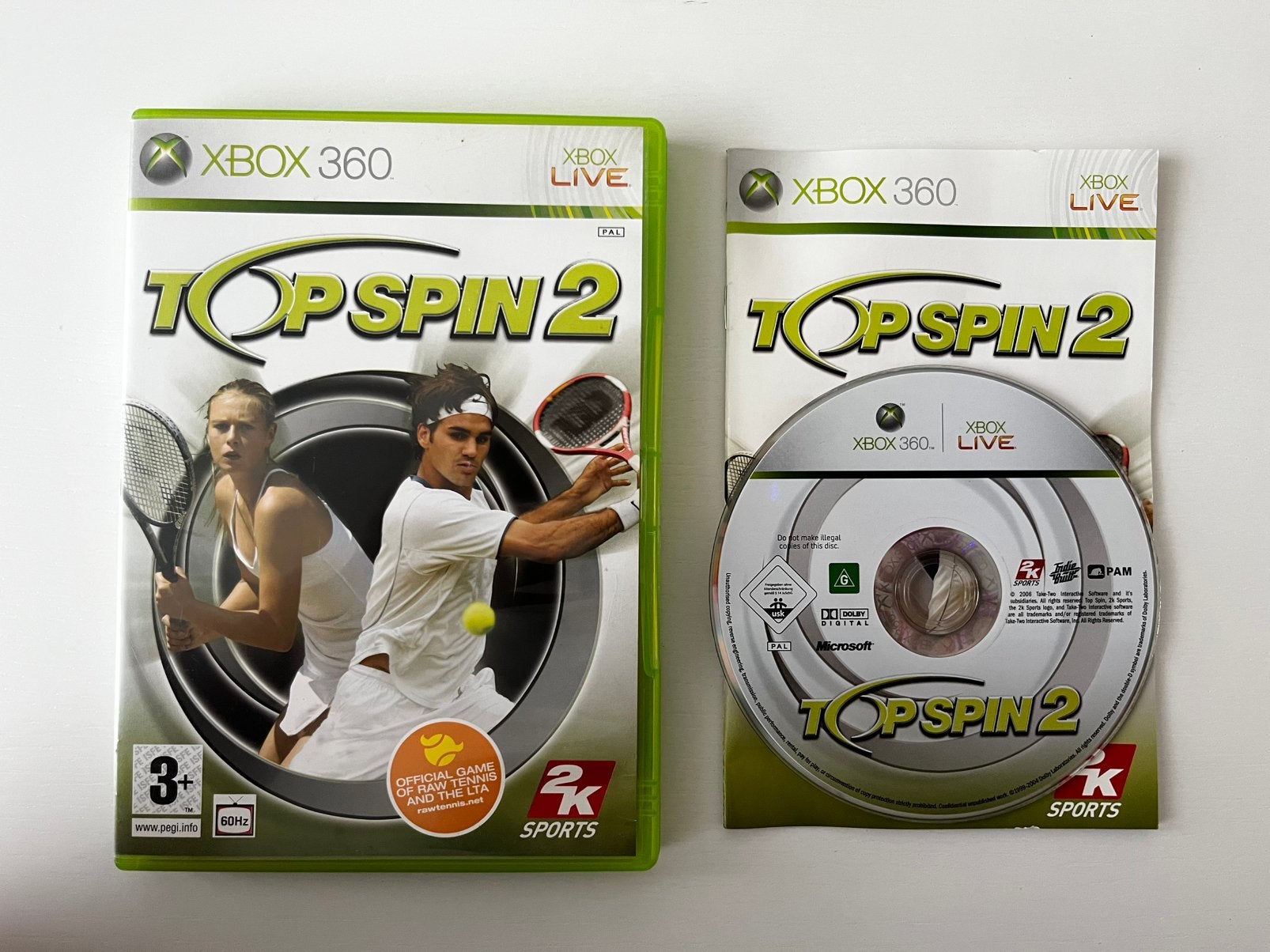 Top Spin 2, Avontuur en Actie, 1 speler, Ophalen of Verzenden, Zo goed als nieuw