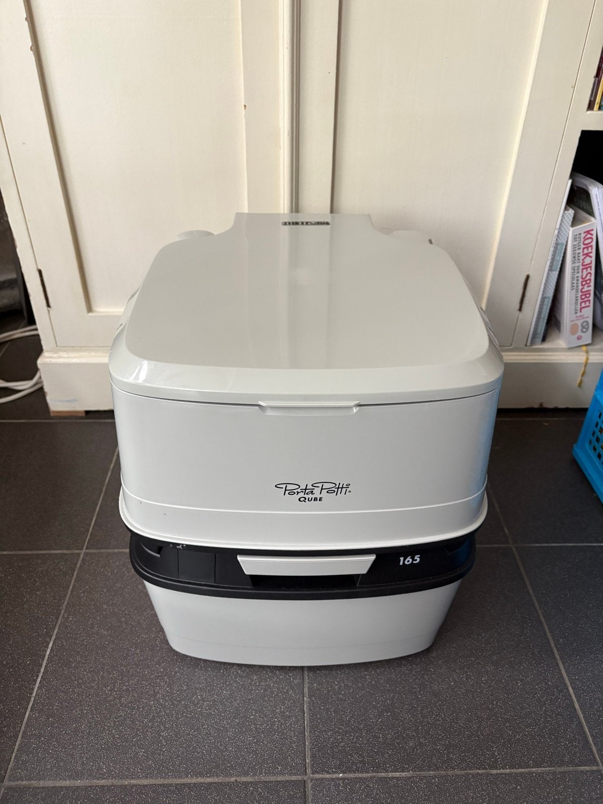 Thetford Porta Potti Qube 165 draagbaar toilet, Caravans en Kamperen, Caravan accessoires, Ophalen, Zo goed als nieuw