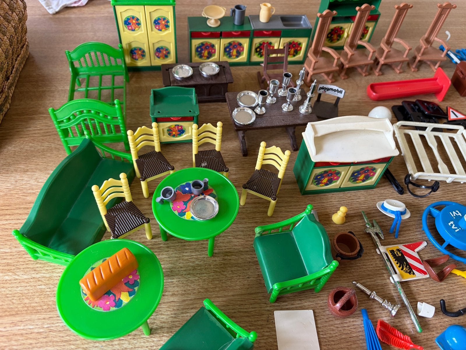 Playmobil vintage meubels en poppetjes, Ophalen of Verzenden, Gebruikt, Los playmobil