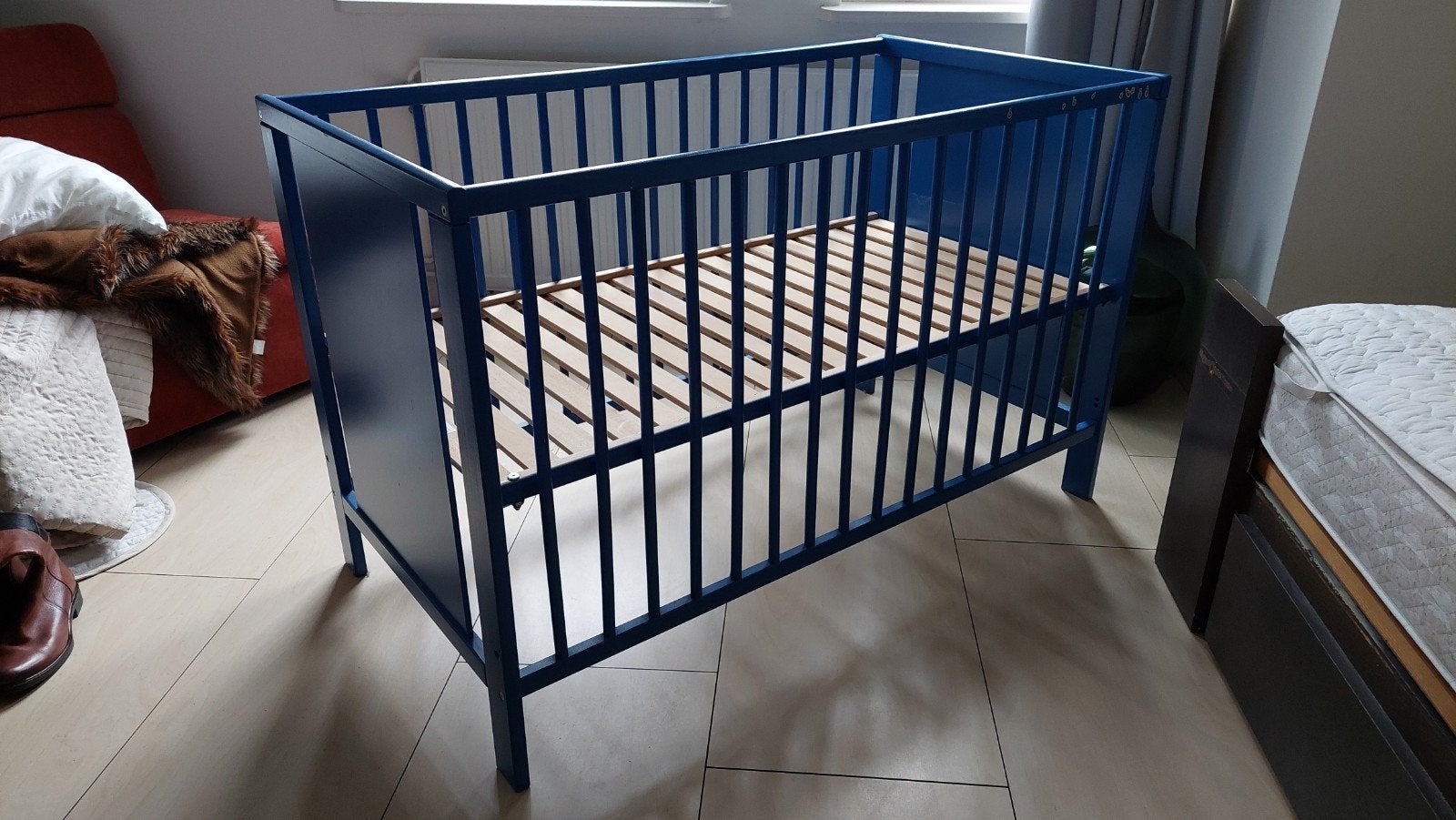 IKEA kinderbed, Ophalen, Gebruikt, Lattenbodem, Minder dan 140 cm