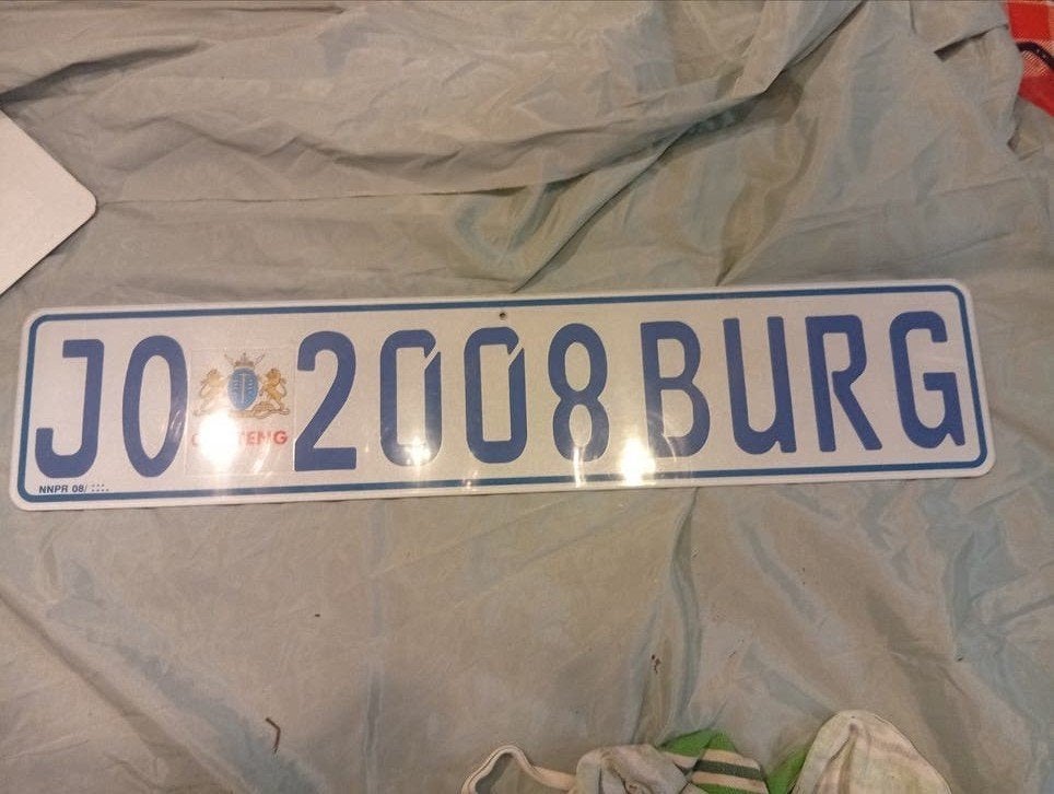 Zuid-Afrikaans kentekenplaat - Gauteng - Johannesburg, Ophalen of Verzenden