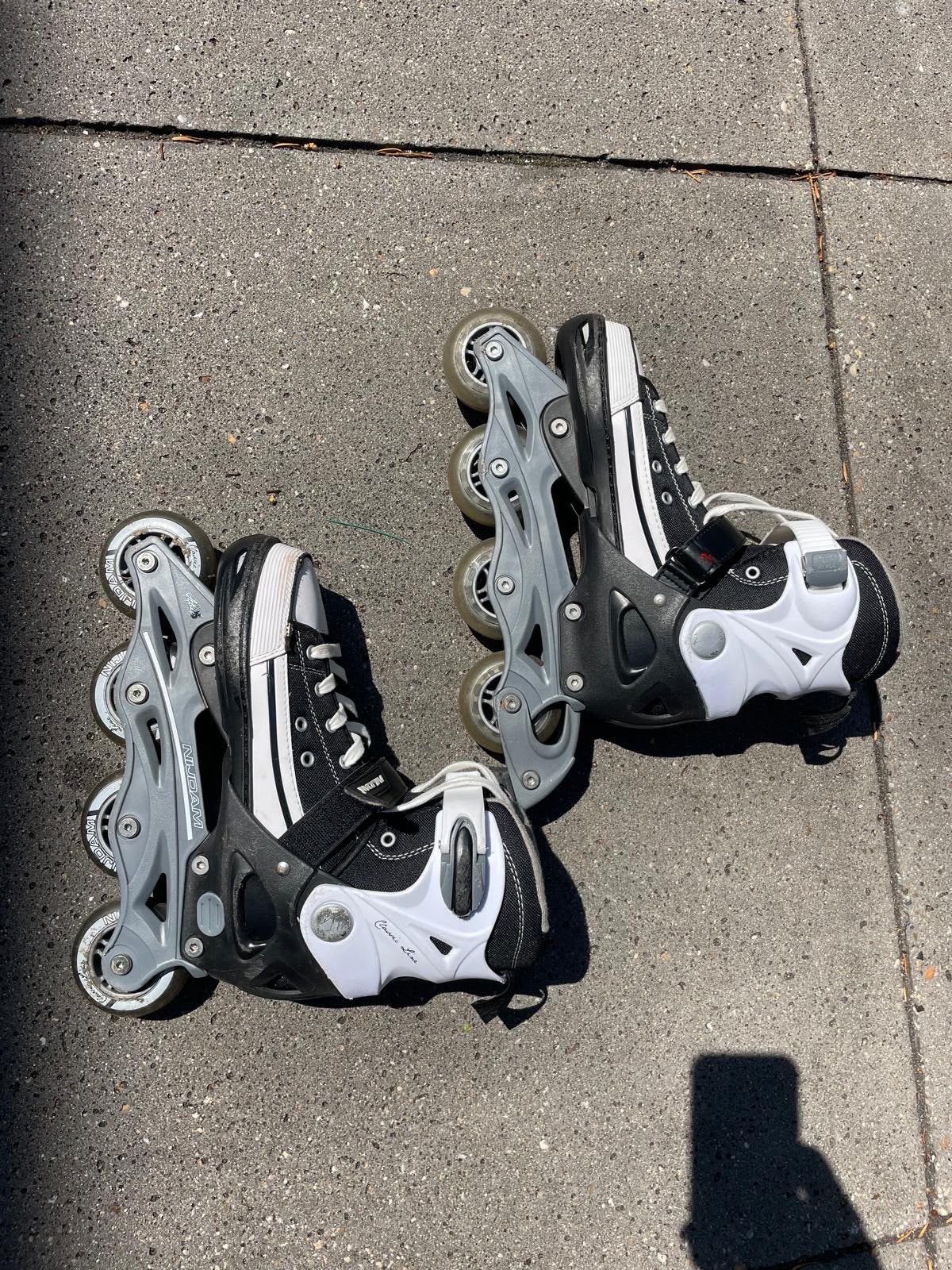 Verstelbare skates maat 37-40 met All Star schoen, Ophalen of Verzenden, Gebruikt, Overige typen, Nijdam