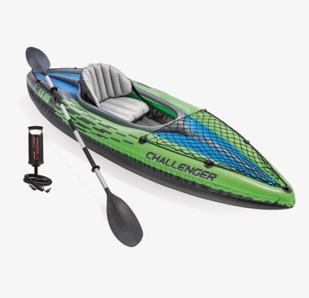 Intex K1 Challenger opblaasbare kano - 1-persoons, Watersport en Boten, Ophalen, Opblaasbaar, Zo goed als nieuw, 1-persoons