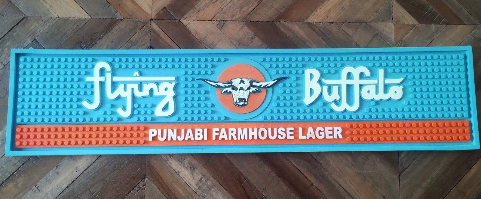Flying Buffalo bier barmat, Ophalen of Verzenden, Reclamebord, Plaat of Schild, Overige merken