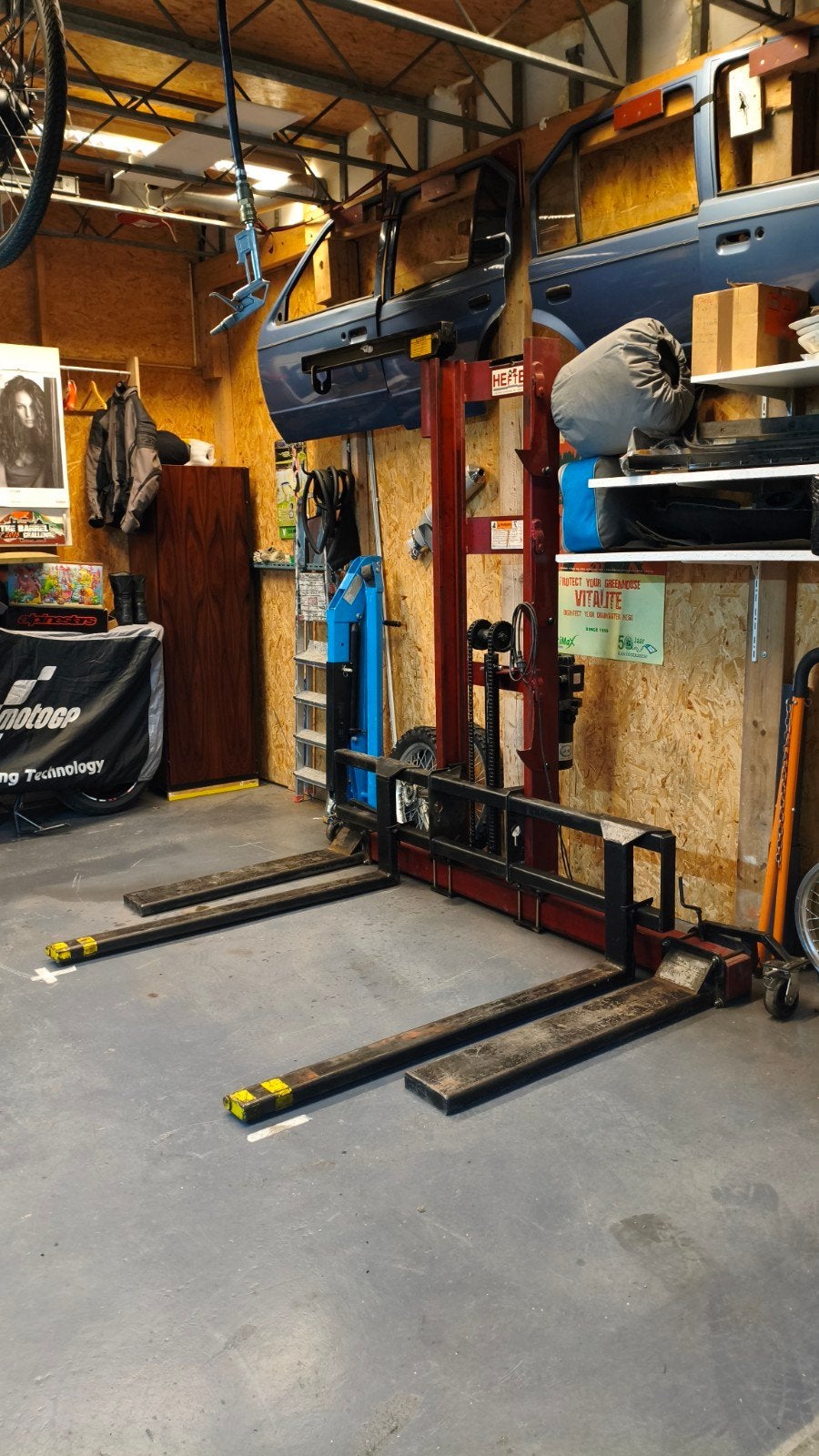 HEFTEE 1-koloms verplaatsbare hefbrug (230V) – 800 kg, Ophalen, Gebruikt