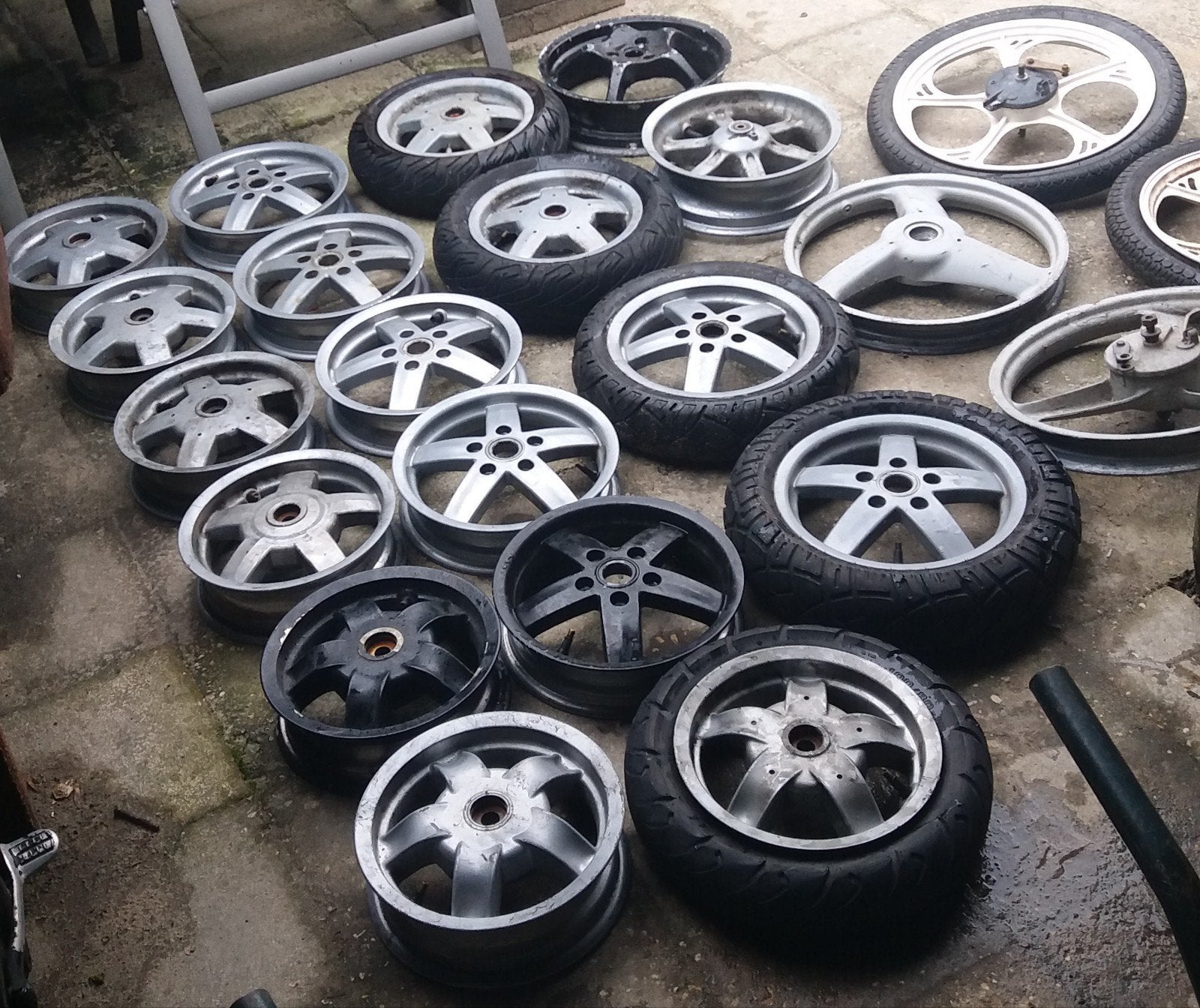 Te Koop Scooter Velgen, Fietsen en Brommers, Ophalen, Gebruikt, Overige typen, Overige merken
