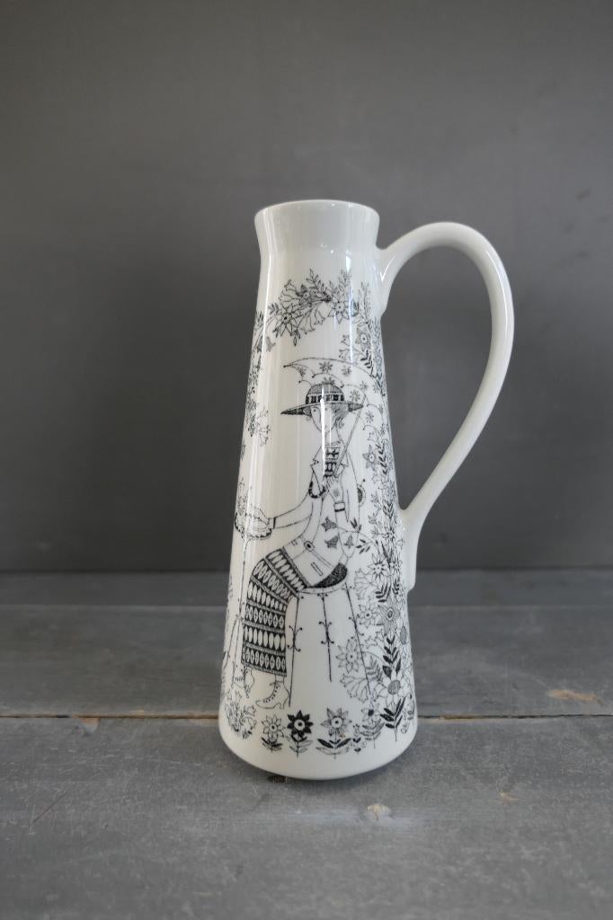Vintage Arabia Finland 'Emilia' vaas  Raija Uosikkinen 1959, Antiek en Kunst, Verzenden