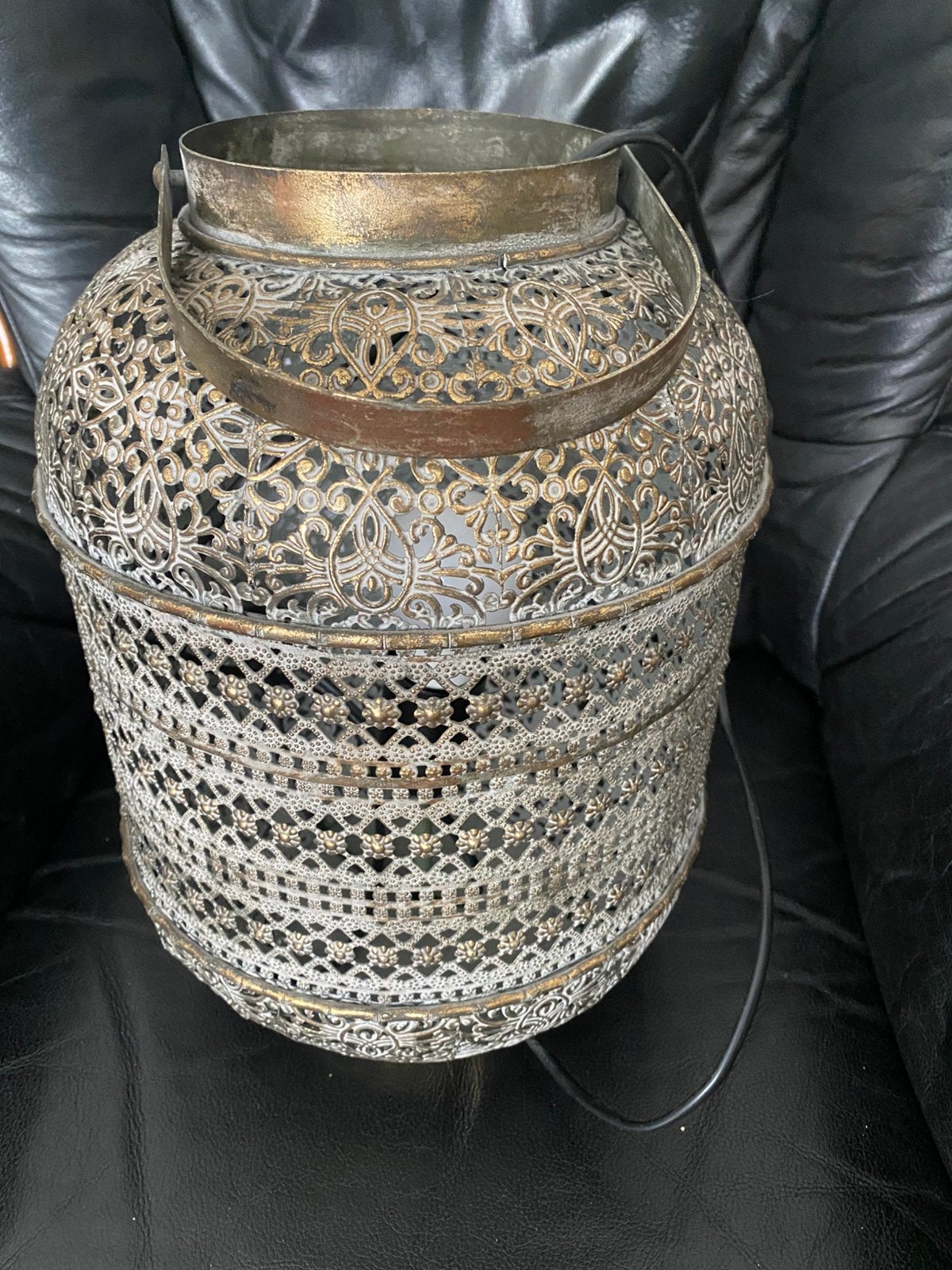 Lamp .35cm. Hoog ., Ophalen, Zo goed als nieuw, Metaal