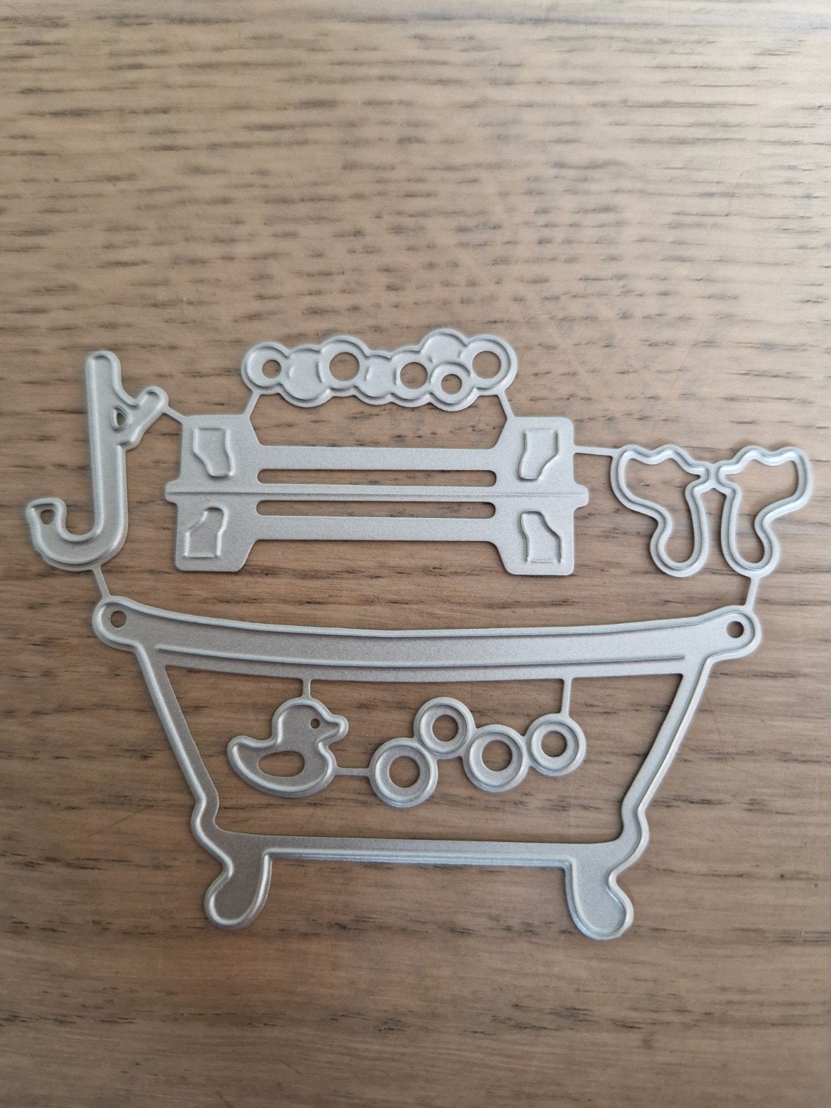 Snijmal baby badje met eendje en bubbels, Hobby en Vrije tijd, Ophalen of Verzenden, Nieuw
