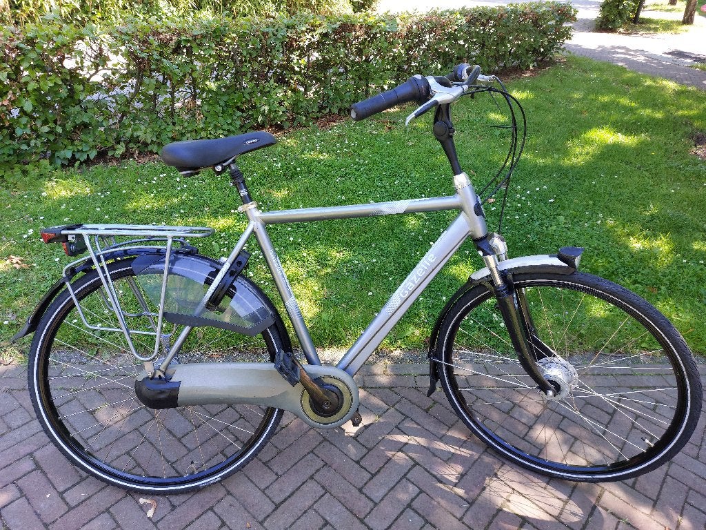 Mooie zwart/grijze Gazelle Orange, Ophalen, Gebruikt, Versnellingen, 57 tot 61 cm