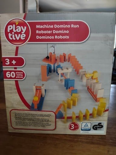 Playtive Houten Domino Express Sets (3-in-1 / 180-delig) –, Ophalen, Zo goed als nieuw, Overige merken