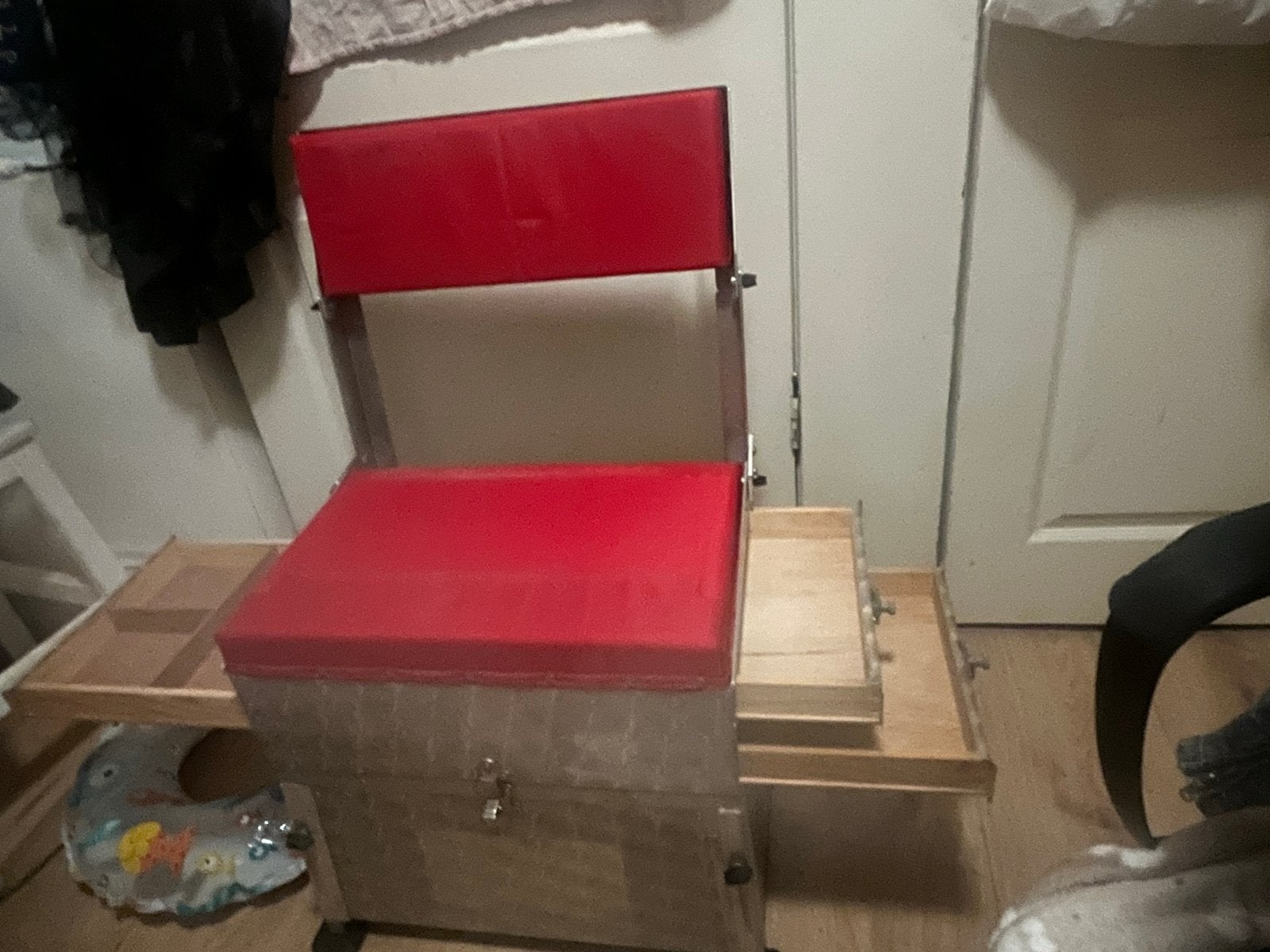 Viskoffer met bankje en opberglades, Ophalen, Gebruikt, Koffer of Tas