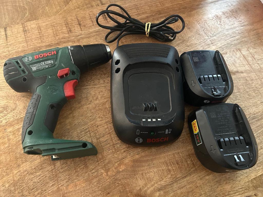 Bosch psr 1820 li-2, Ophalen, Gebruikt, Minder dan 400 watt, Boor- en Schroefmachine