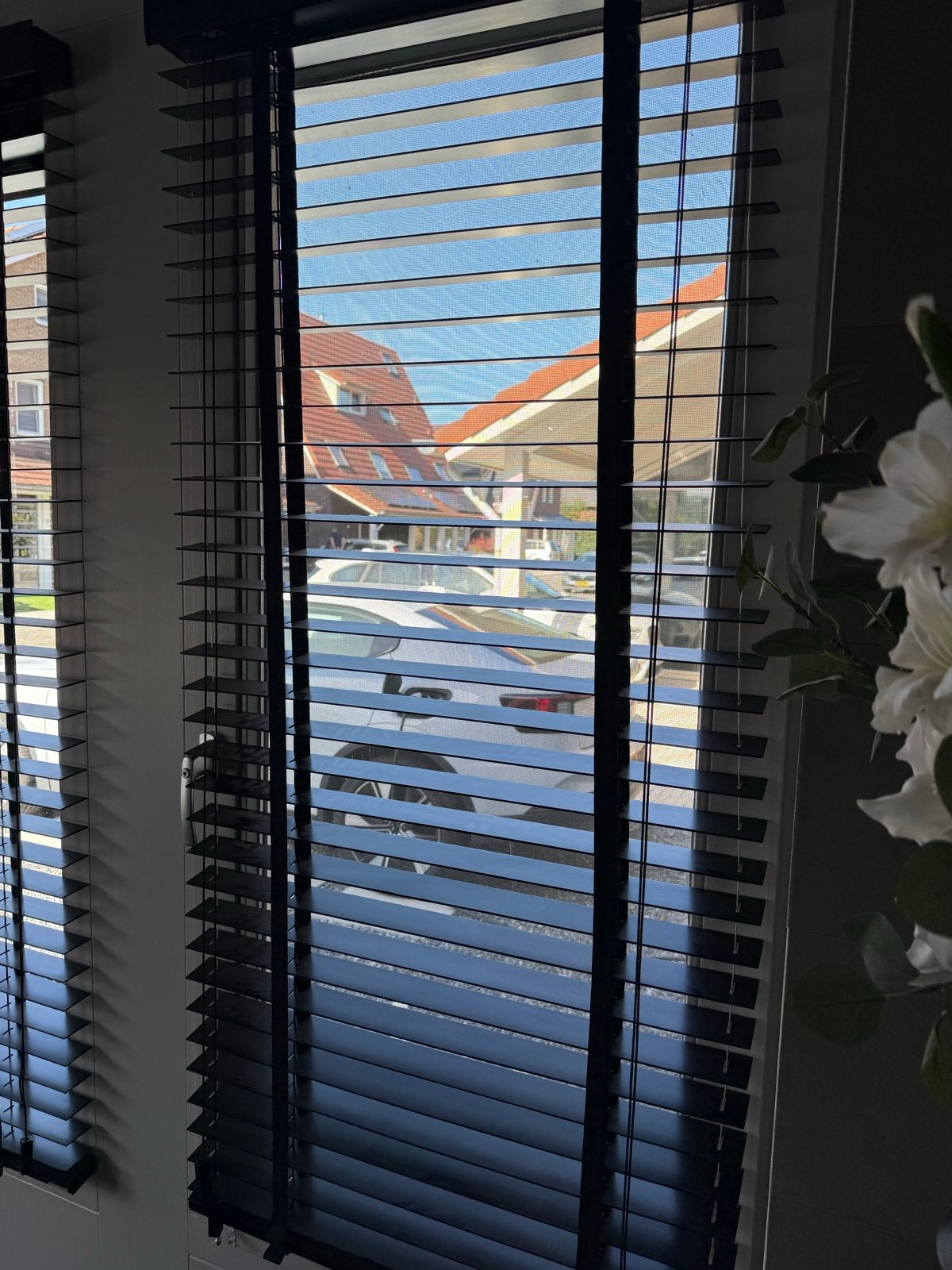 Nog 4! Zwarte Lamellen Joe Benelli - Raambekleding, Gebruikt, Overige merken, Zwart, Lamellen