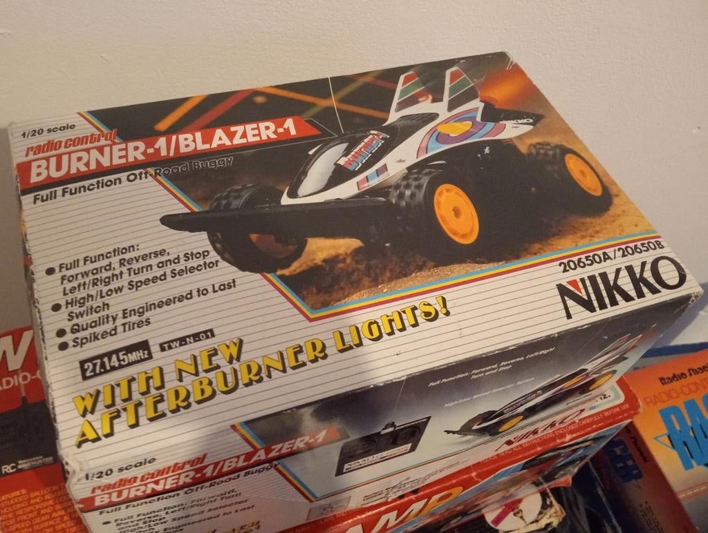 Vintage RC Nikko Burner Blazer, Overige merken, Auto, Groter dan 1:32, Ophalen of Verzenden