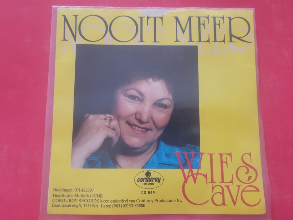 Wies Cave - Nooit meer - Laat me alleen., Ophalen, Zo goed als nieuw, Overige formaten, Levenslied of Smartlap