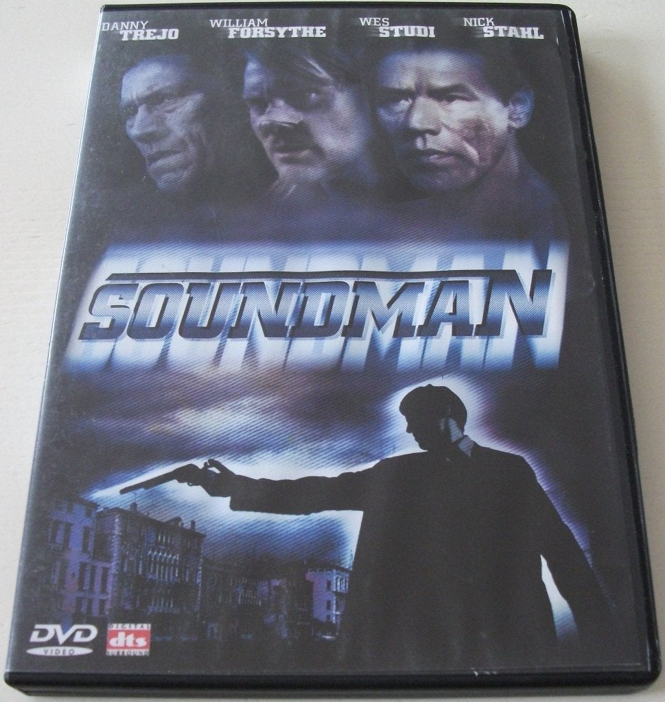 Dvd *** SOUNDMAN *** The most dangerous man, Engels, Vanaf 16 jaar, Nederlands, Actiethriller