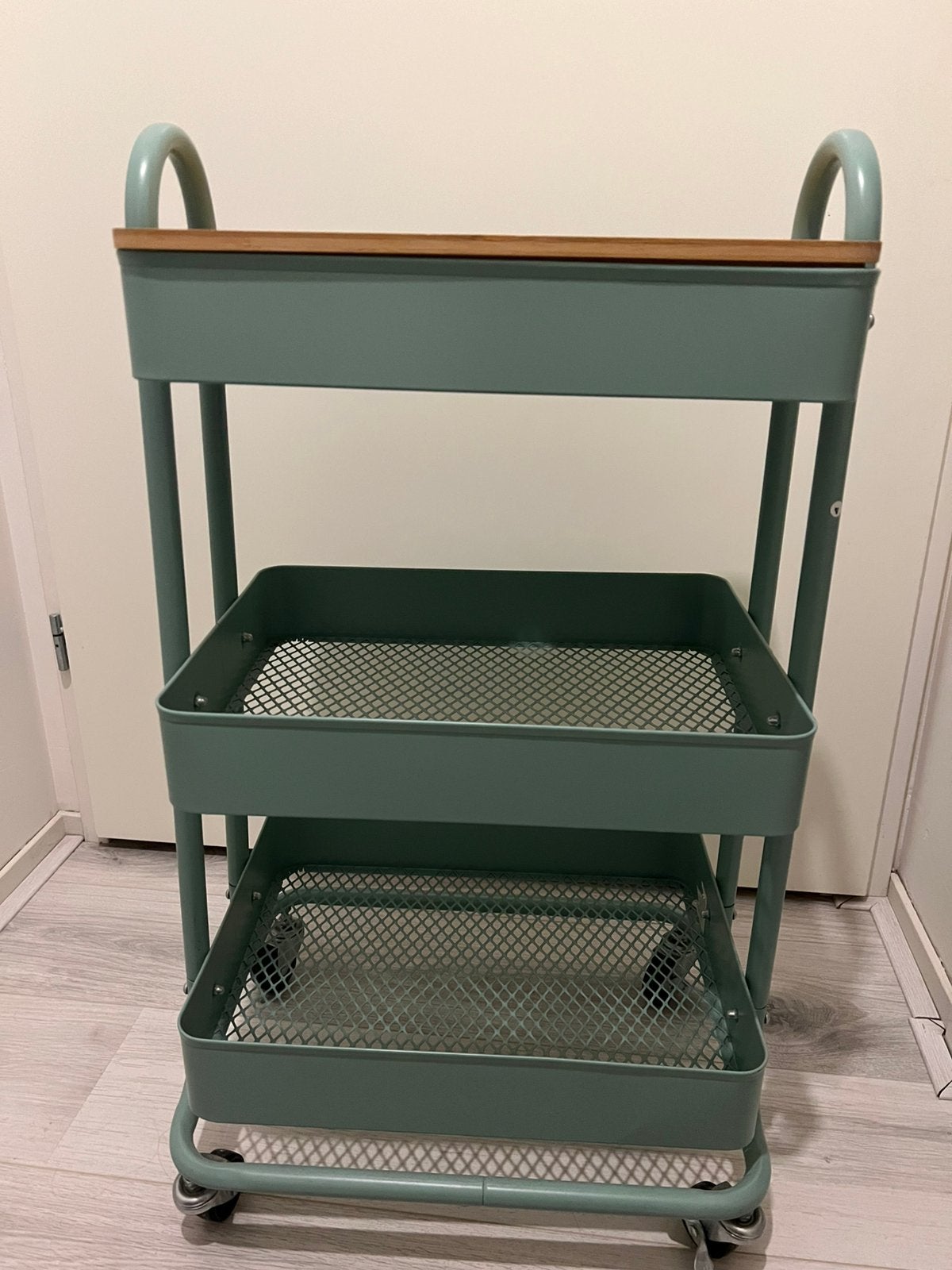 Keukentrolley - trolley - keuken - groen, Huis en Inrichting, Ophalen, Zo goed als nieuw, Groen