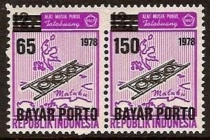 Indonesie Port 78/80A postfris 1978, Ophalen of Verzenden, Postfris, Zuidoost-Azië
