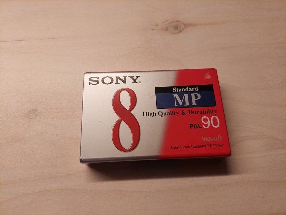 Sony video 8 Pal 90 cassette nieuw in verpakking, Ophalen of Verzenden, Hi 8, (Video)band