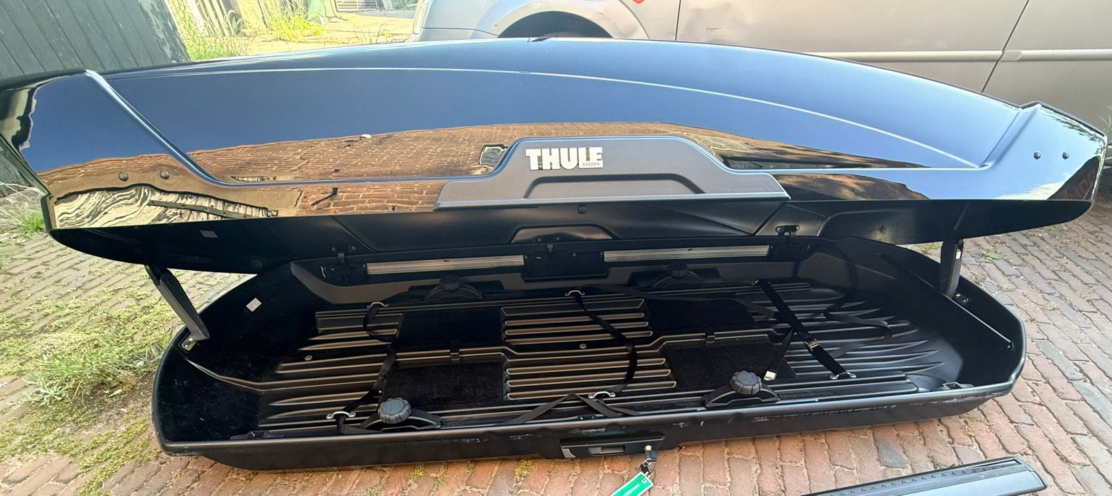 Thule Motion XT XL Black Glossy dakkoffer, Auto diversen, Dakkoffers, Ophalen, Zo goed als nieuw