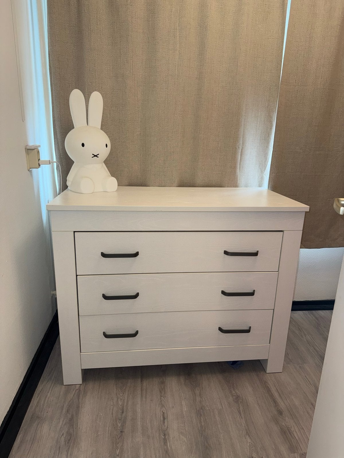 Interbaby Commode met 3 lades - Wit zo goed als nieuw !, Ophalen, Gebruikt, 75 tot 100 cm, Minder dan 50 cm