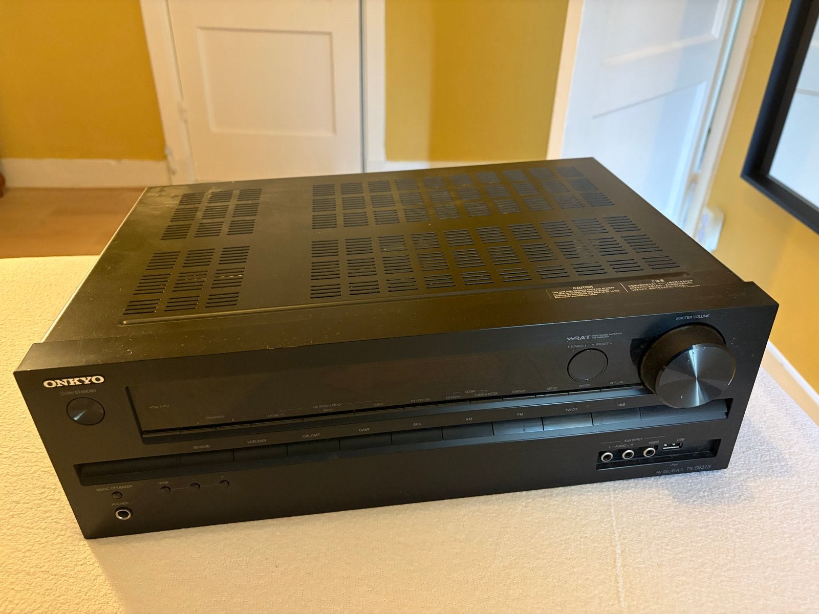 Onkyo TX-SR313 AV Receiver - 5.1 Kanaals Home Cinema, Ophalen, Gebruikt, 60 tot 120 watt, Onkyo
