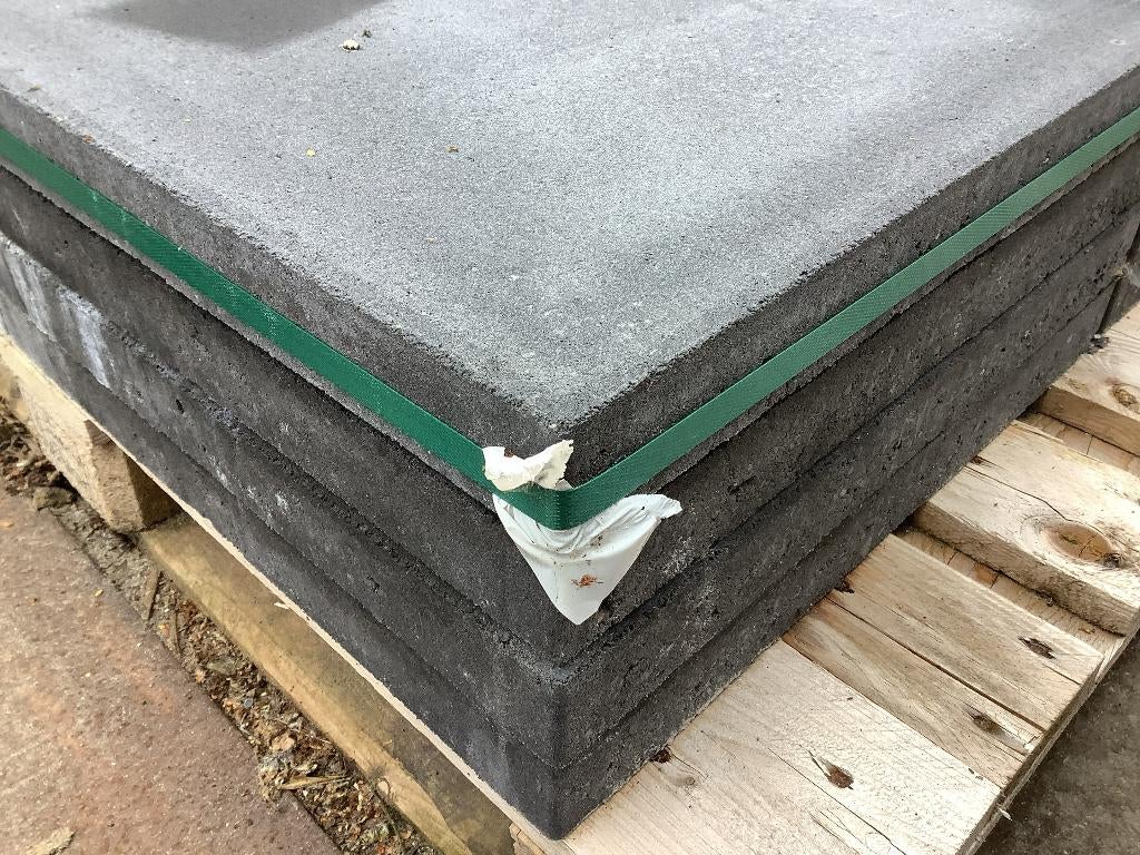 Betonnen tegels 50x50cm (antraciet), Ophalen, ., Nieuw, .