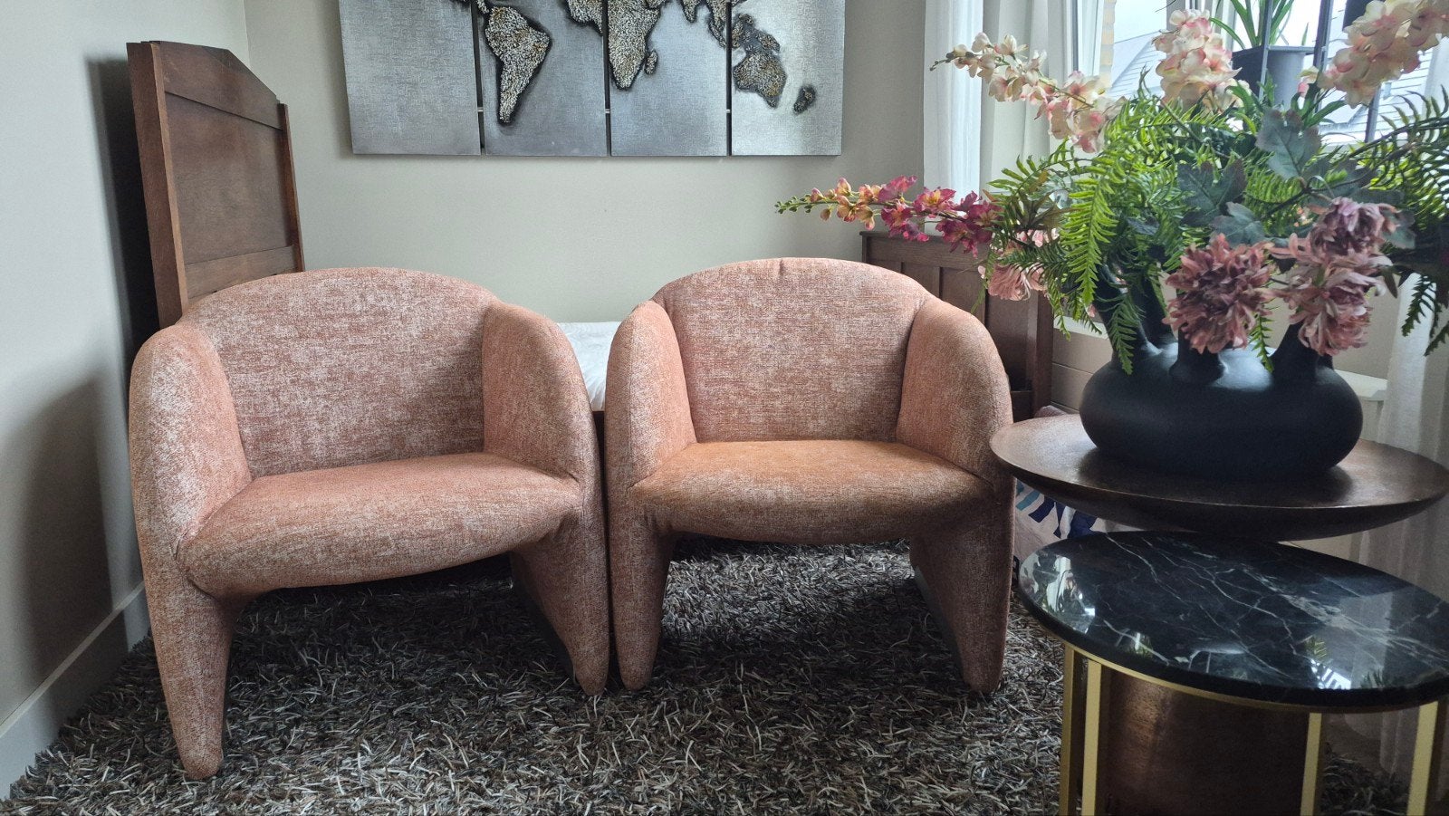 2x Artifort Ben fauteuil - Pierre Paulin - Dutch Design, Ophalen, Gebruikt, Dutch Design, Mid-century Modern, Vintage, 75 tot 100 cm