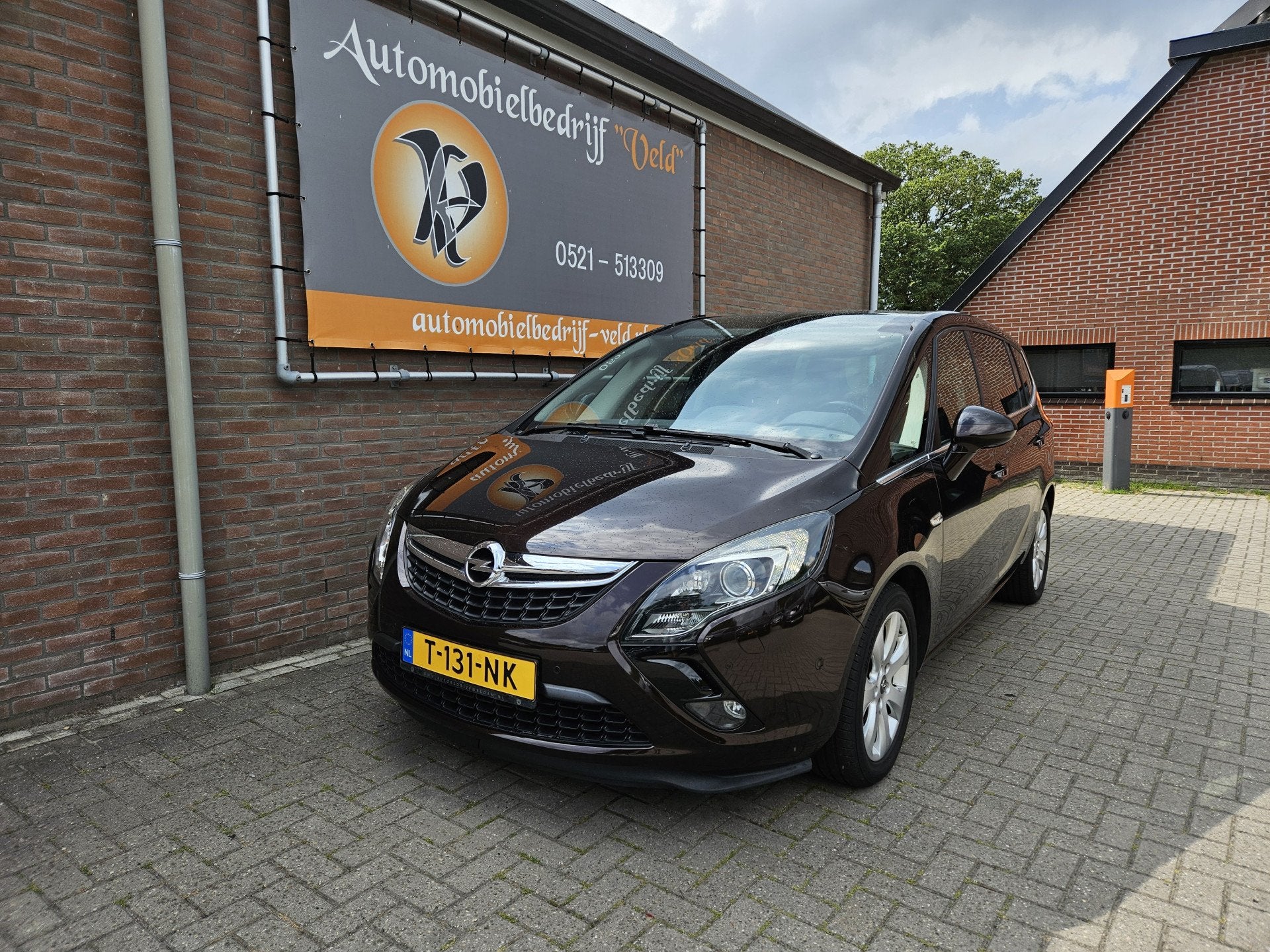 Opel Zafira Tourer 1.4 Cosmo 7p. (bj 2013, automaat), Auto's, Opel, Euro 5, 15 km/l, Gebruikt, Zwart