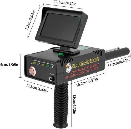 Metaaldetector – Metaalzoeker – Schatvinder – Detector, Corvance B.V., Verzenden, Nieuw, Corvancebol@gmail.com