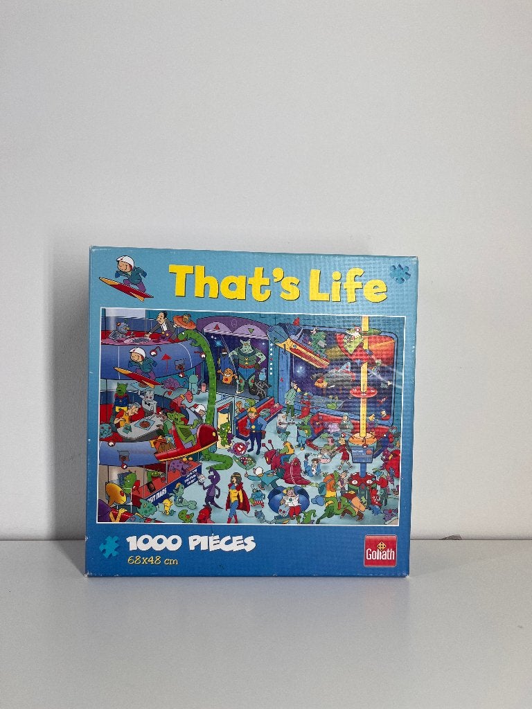 Goliath That's Life Puzzel 1000 Stukjes – Space / Ruimte, Ophalen of Verzenden, 500 t/m 1500 stukjes, Zo goed als nieuw, Legpuzzel