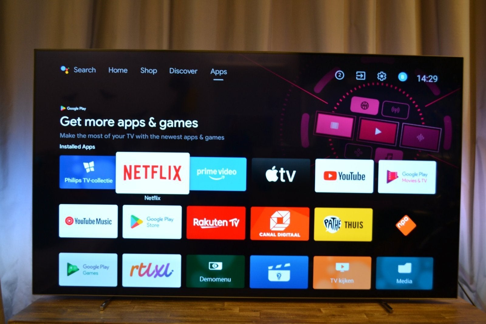 Philips smart-tv Ambilight 55inch.4K 120HZ OLED, perfecte!, Ophalen, Philips, Zo goed als nieuw, 100 cm of meer