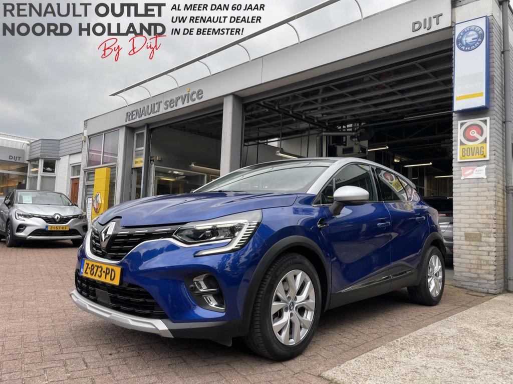 Renault Captur 1.6 E-Tech Plug-in Hybrid 160 Intens, Stof, Gebruikt, 4 cilinders, Blauw