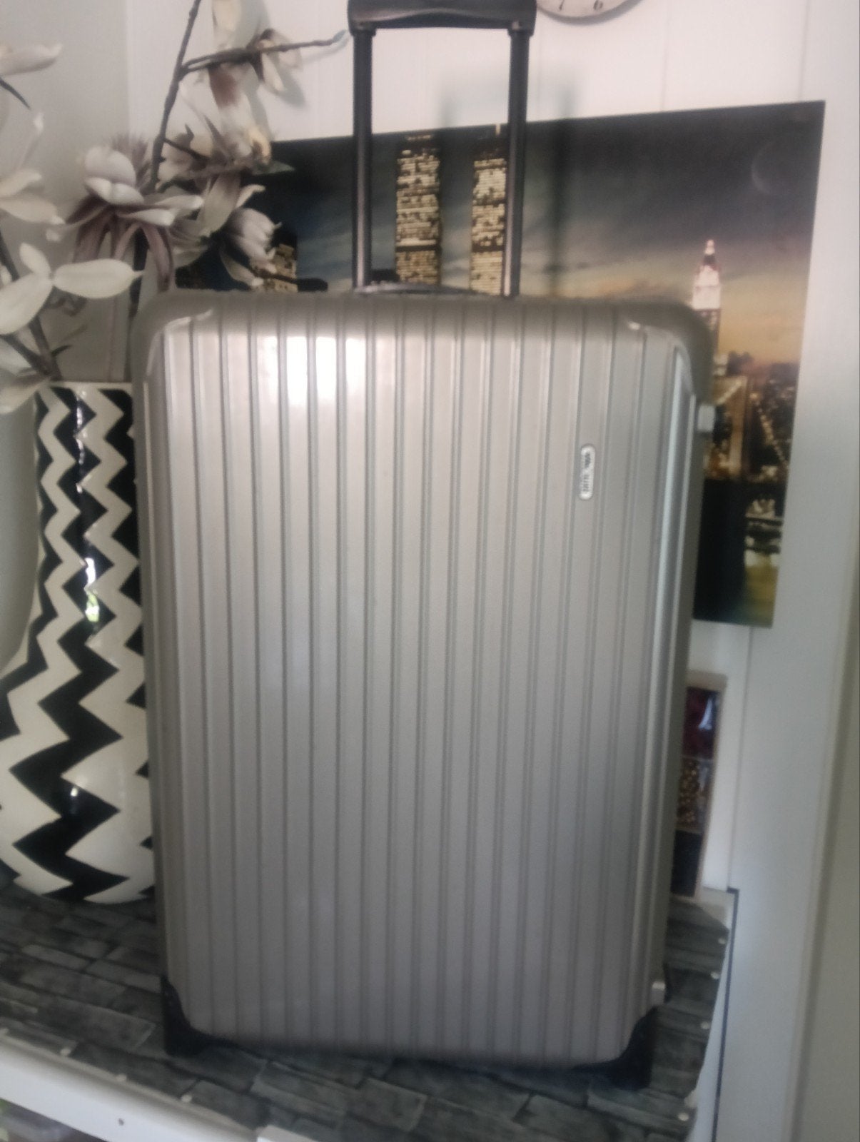 Rimowa trolley koffers spinners, Ophalen, Hard kunststof, 70 cm of meer, Slot