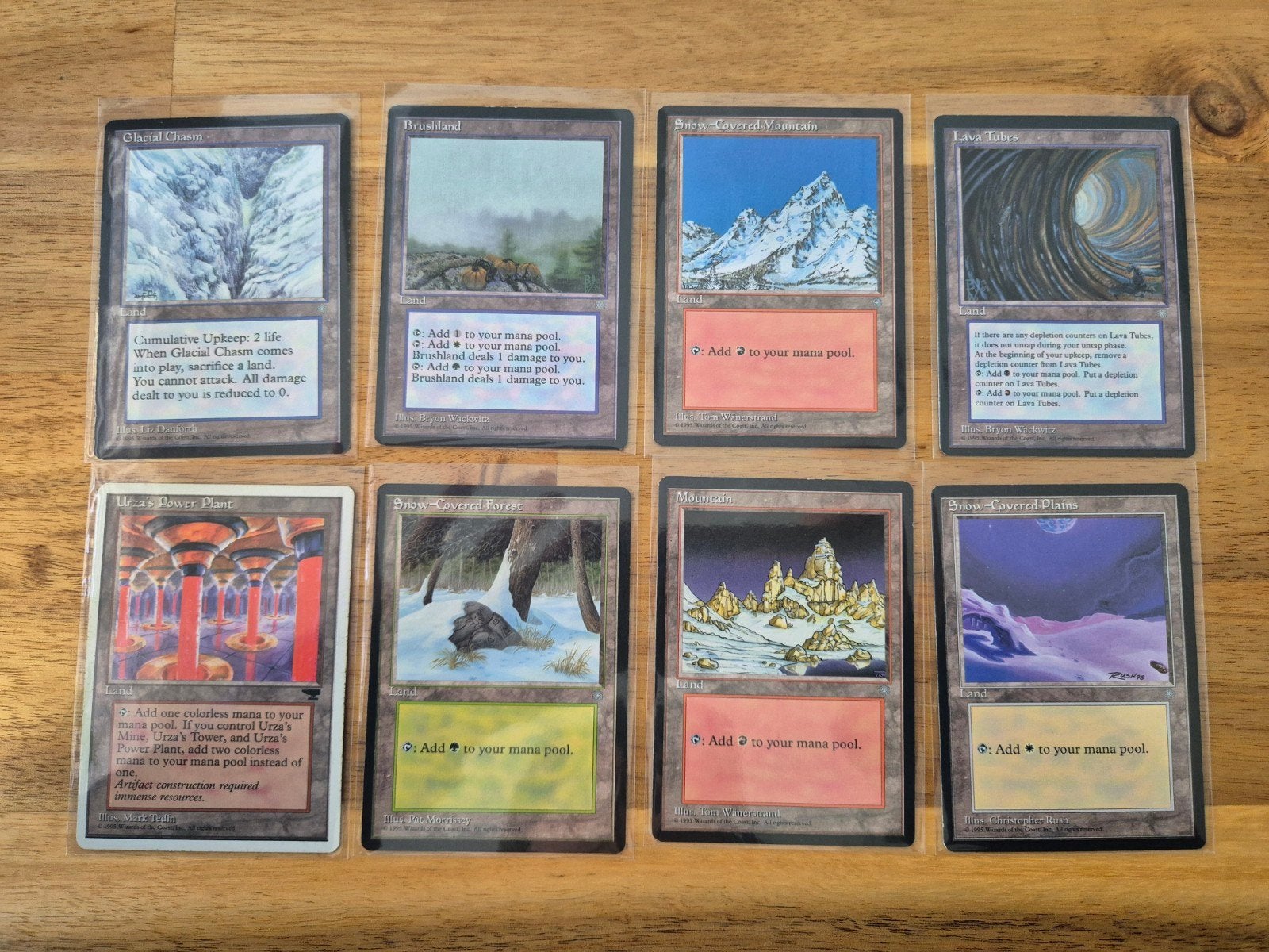 37 Vintage Magic The Gathering Landjes (1995), Hobby en Vrije tijd, Ophalen of Verzenden, Gebruikt, Meerdere kaarten