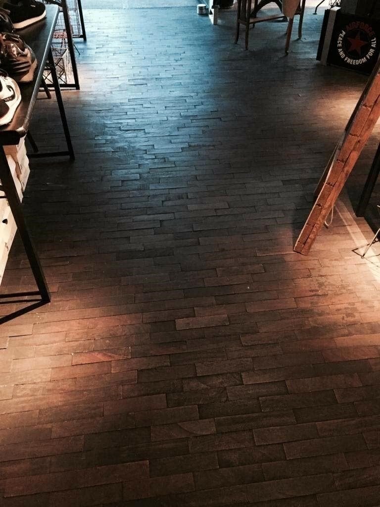 Massieve Teakhouten tapis vloer, Huis en Inrichting, Stoffering | Vloerbedekking, Ophalen, Nieuw, 75 m² of meer, Parket