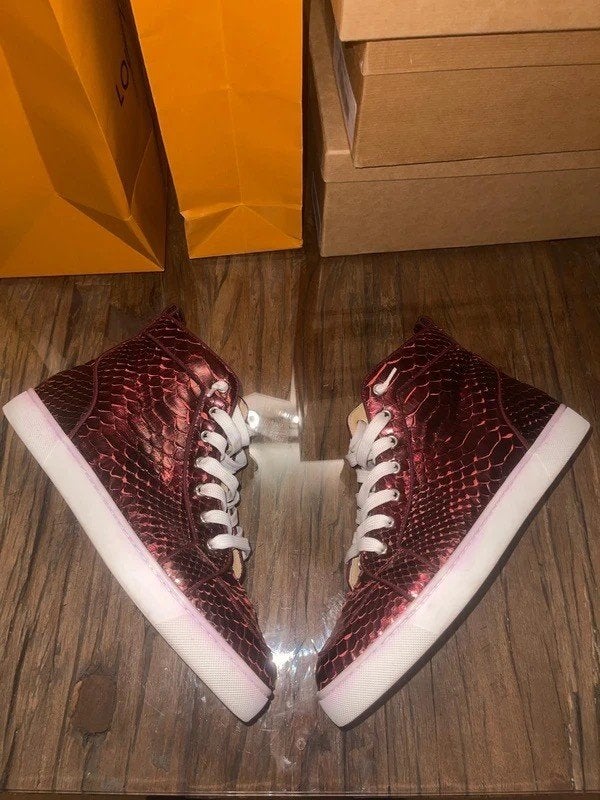 Christian Louboutin High-Top Sneakers, Overige kleuren, Ophalen of Verzenden, Sneakers of Gympen, Zo goed als nieuw