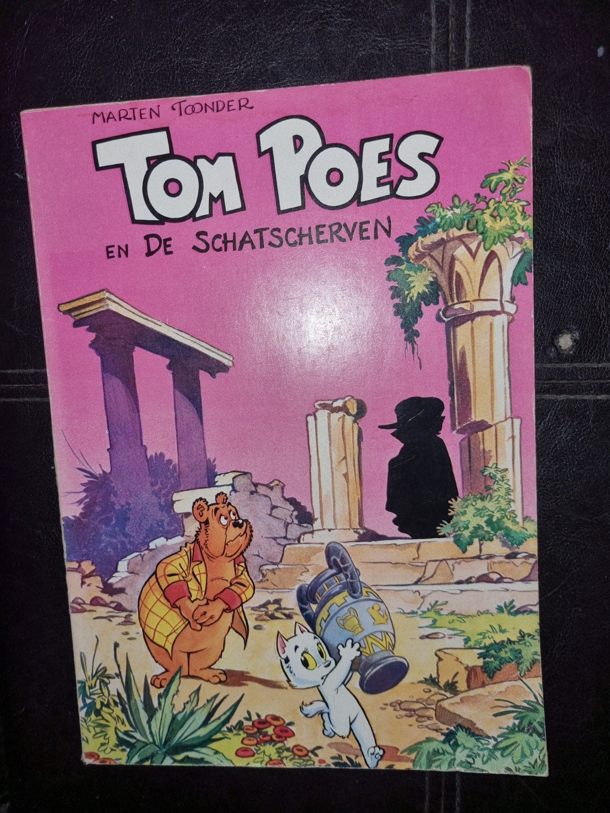 1e druk Tom Poes en de schatscherven - mooie staat (1974), Eén stripboek, Ophalen of Verzenden, Gelezen, Marten Toonder