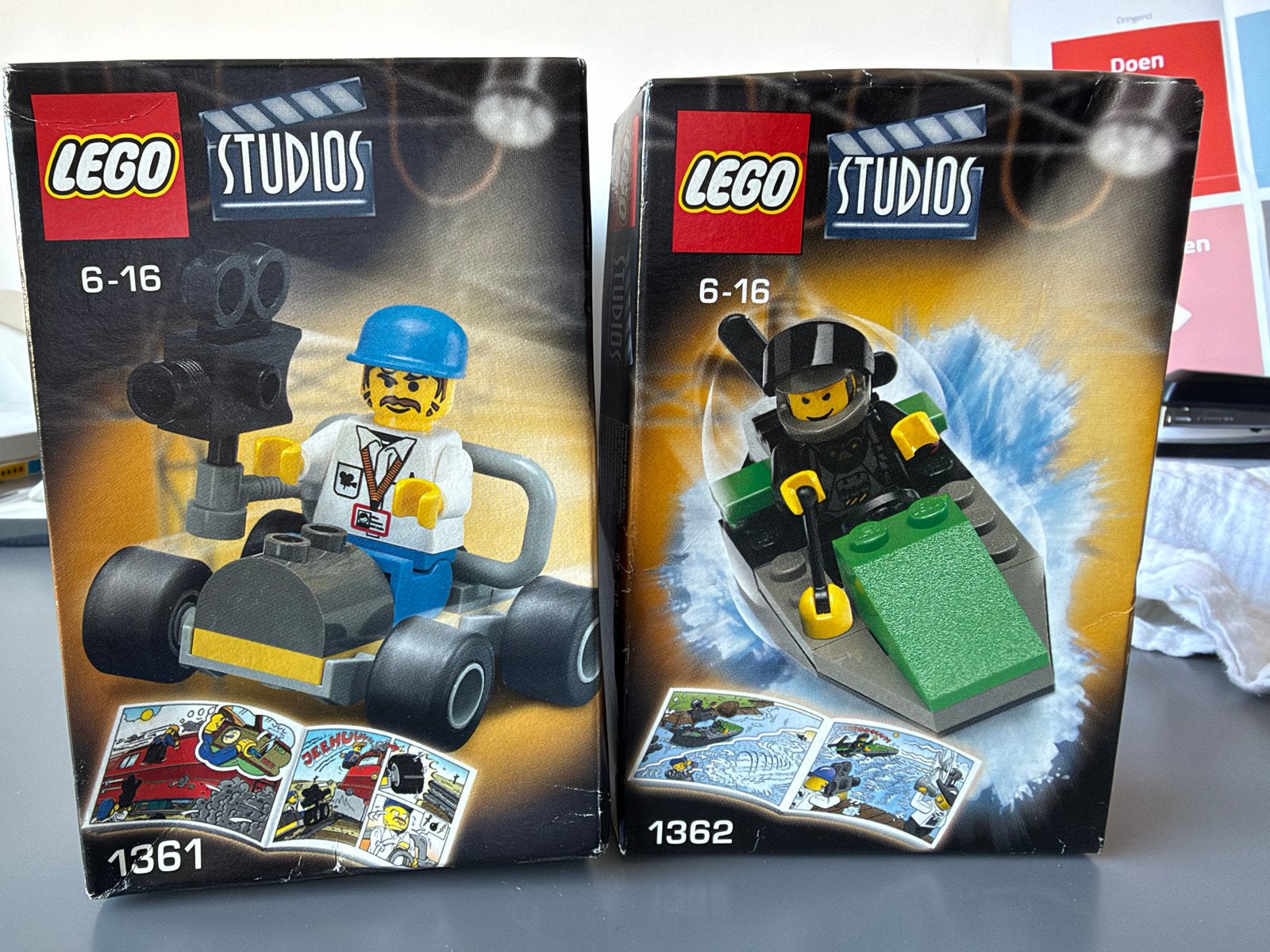Lego Studios 1361 & 1362 - Nieuw in doos - uit 2001, Kinderen en Baby's, Ophalen, Overige thema's, Lego, Nieuw