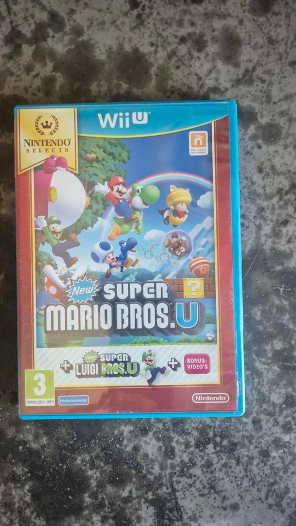 New super mario bros U (wii u), 3 spelers of meer, Ophalen of Verzenden, Zo goed als nieuw, Vanaf 3 jaar