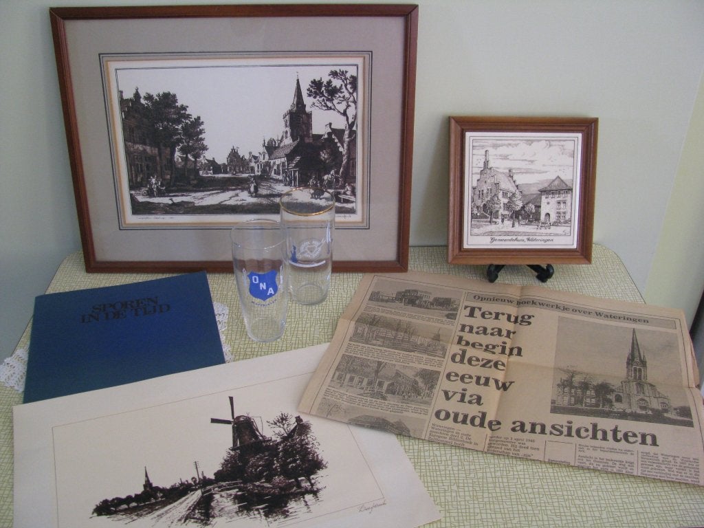 Van TOEN * 'n aantal WATERINGEN items * zie tekst + foto's *, Ophalen of Verzenden