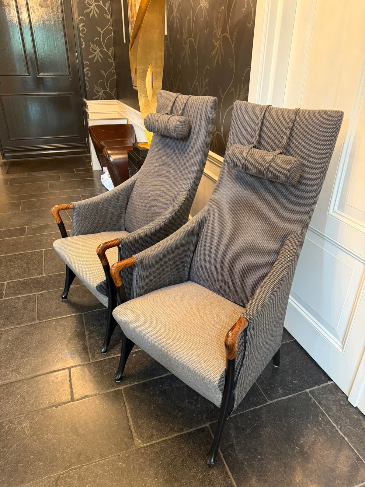 Giorgetti Progetti fauteuil stoel 2 stuks, Huis en Inrichting, Banken | Sofa's en Chaises Longues, Eenpersoons, 75 tot 100 cm